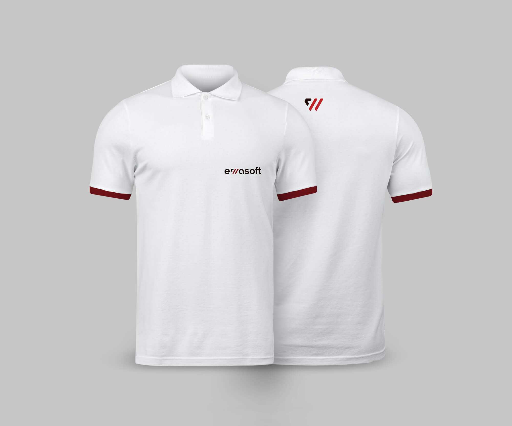 ewa polo shirt white